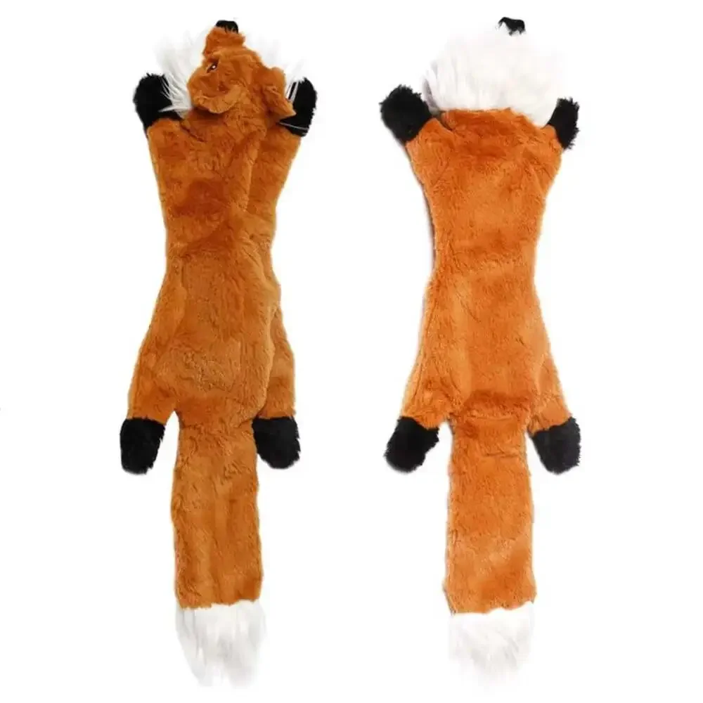 New 45Cm Simulated Animal Holster No Stuffing with Squeakers Dog Chew Toy Durabl